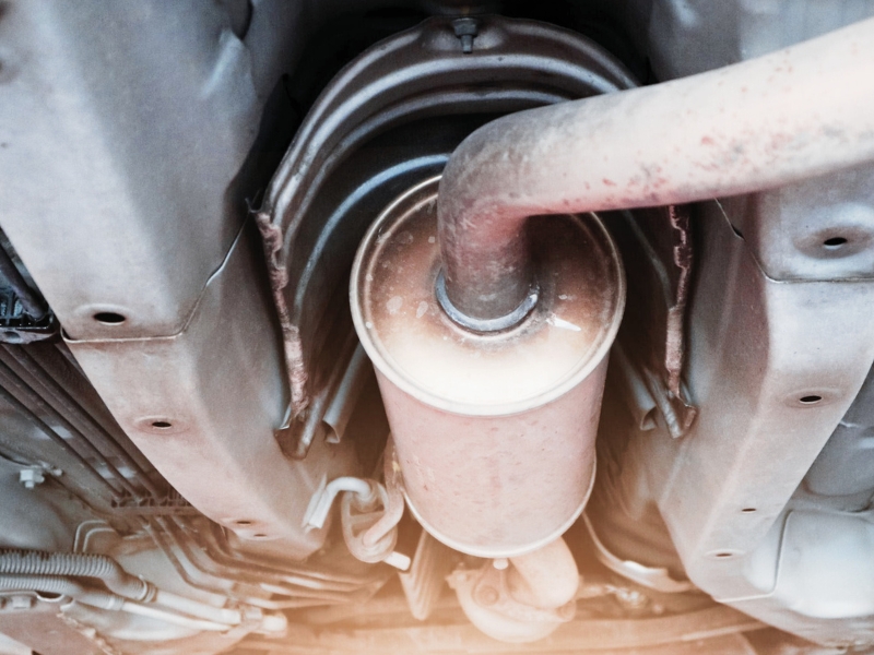 catalizador obstruido