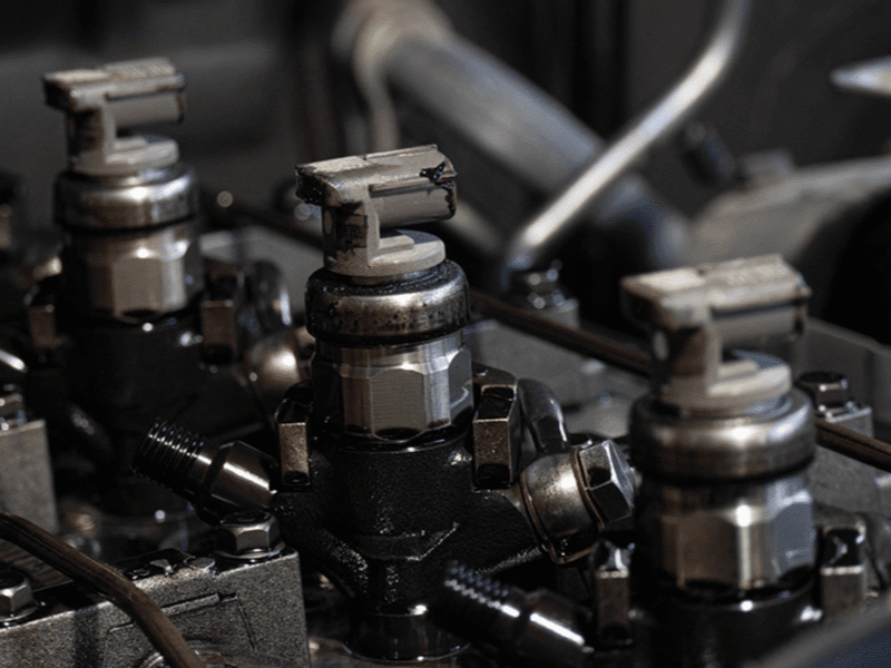 inyectores de combustible sucios